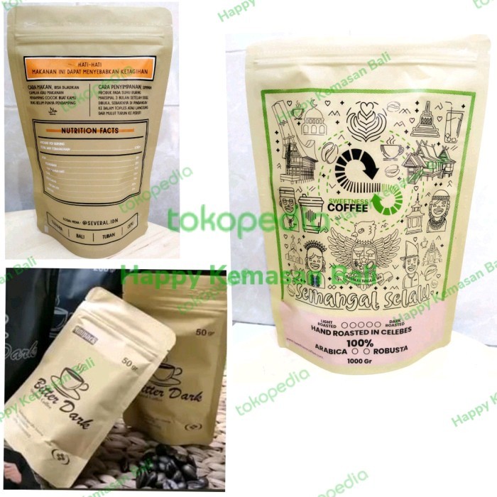 SABLON KPack Kemasan Standing Pouch Ecopack dengan Klip/ Zipper