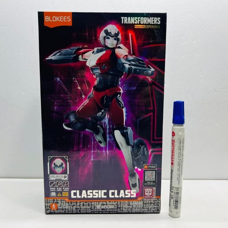 mainan action figure blokees Transformer transformers arcee classic class model kits full artikulasi