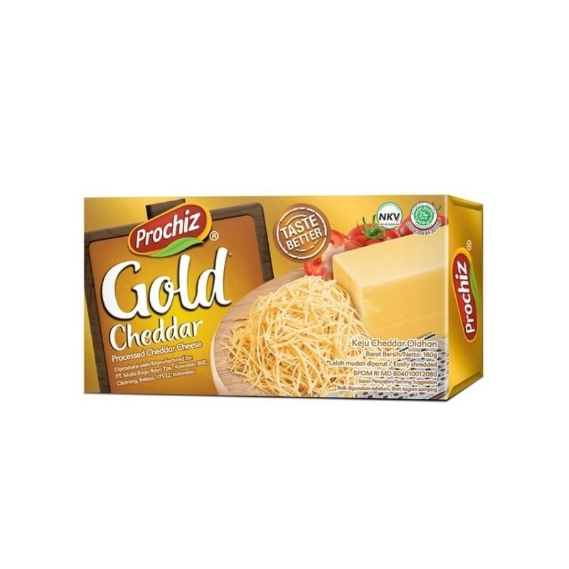 

Prochiz Gold Cheddar Olahan Blok 160g