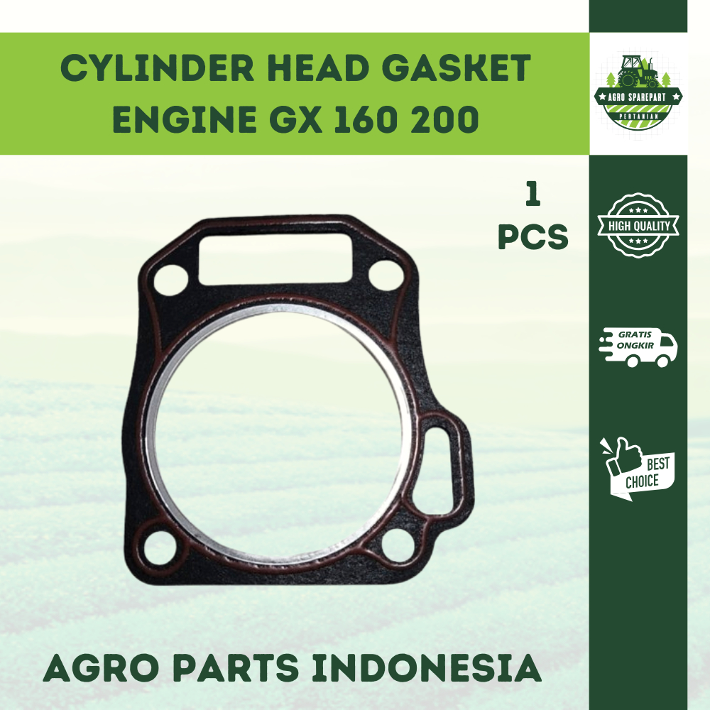 Gasket Head Pak Paking Kop GX 160 200 270 390 420 Packing Cylinder Head Mesin Penggerak Honda Diesel
