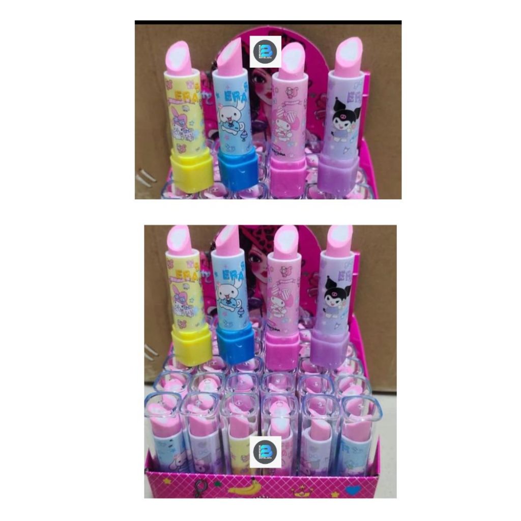 

Penghapus/stip/eraser lucu model lipstik