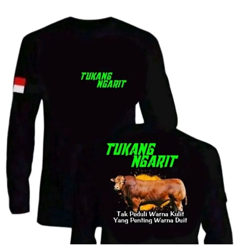 KAOS LENGAN PANJANG TEMA TUKANG NGARIT