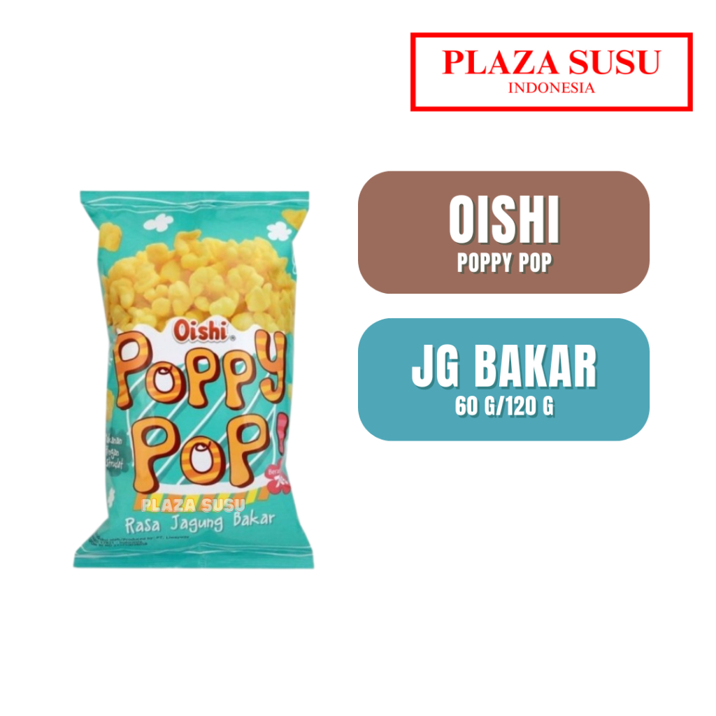 

MAKANAN RINGAN OISHI POPPY POP JAGUNG BAKAR SNACK CAMILAN