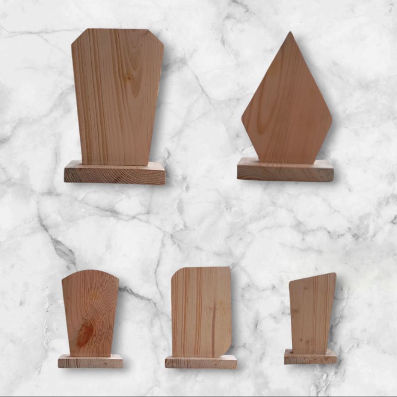 Plakat Kayu / Plakat Polos / Plakat Kosongan / Plakat Murah