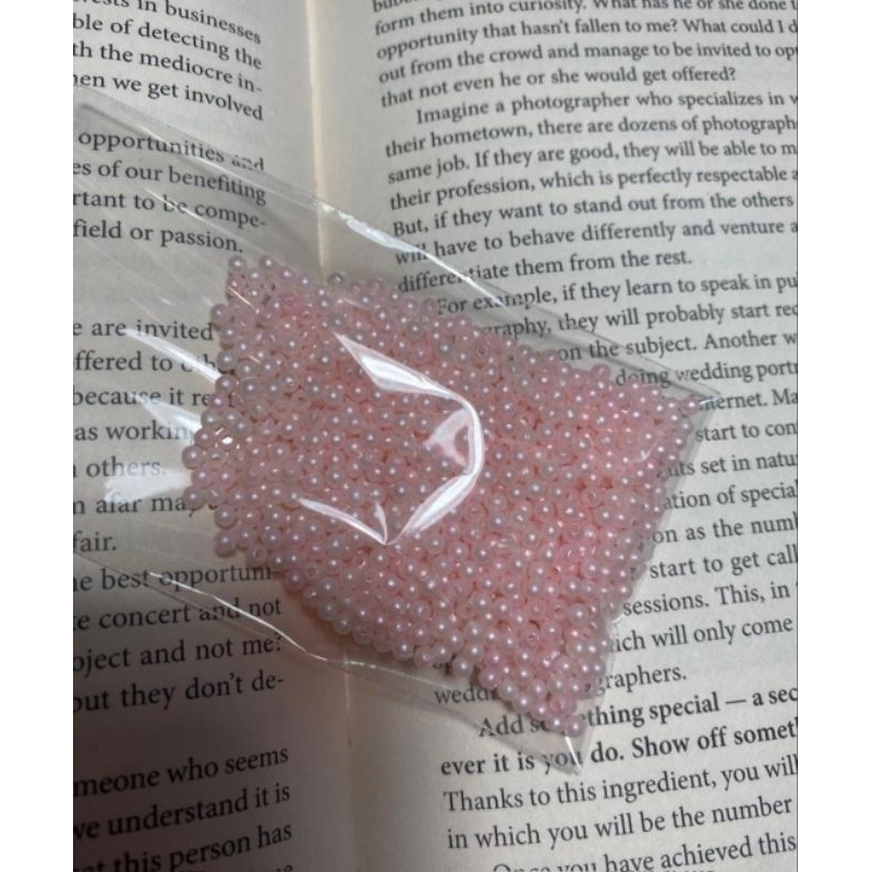 MANIK MANIK BULAT 3MM PINK