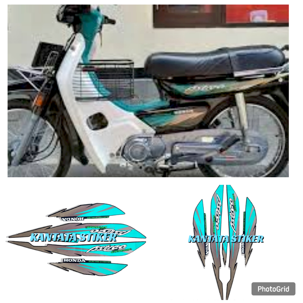 Stiker Striping Motor Honda Astrea Grand 1997 Limited Edition standar