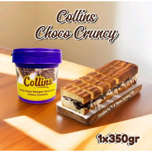 

Collins Choco Crunchy 350gr / Selai Roti / Toping Donat Collins / Selai Donat / Collins Selai Donat