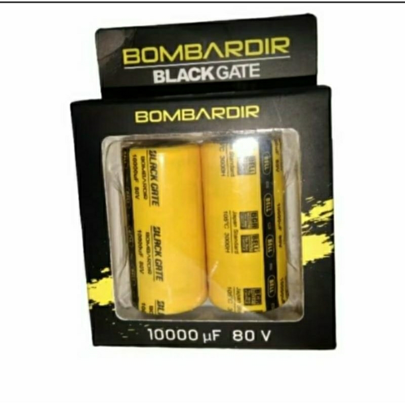 (HARGA SEPASANG) ELCO 10000uf 80V Bombardir
