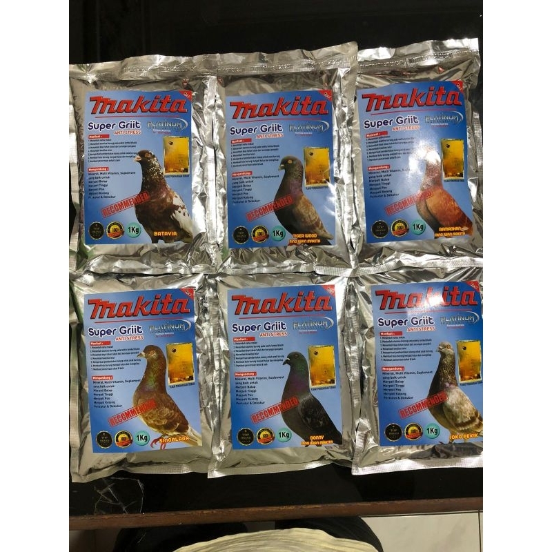 Makita platinum grit merpati