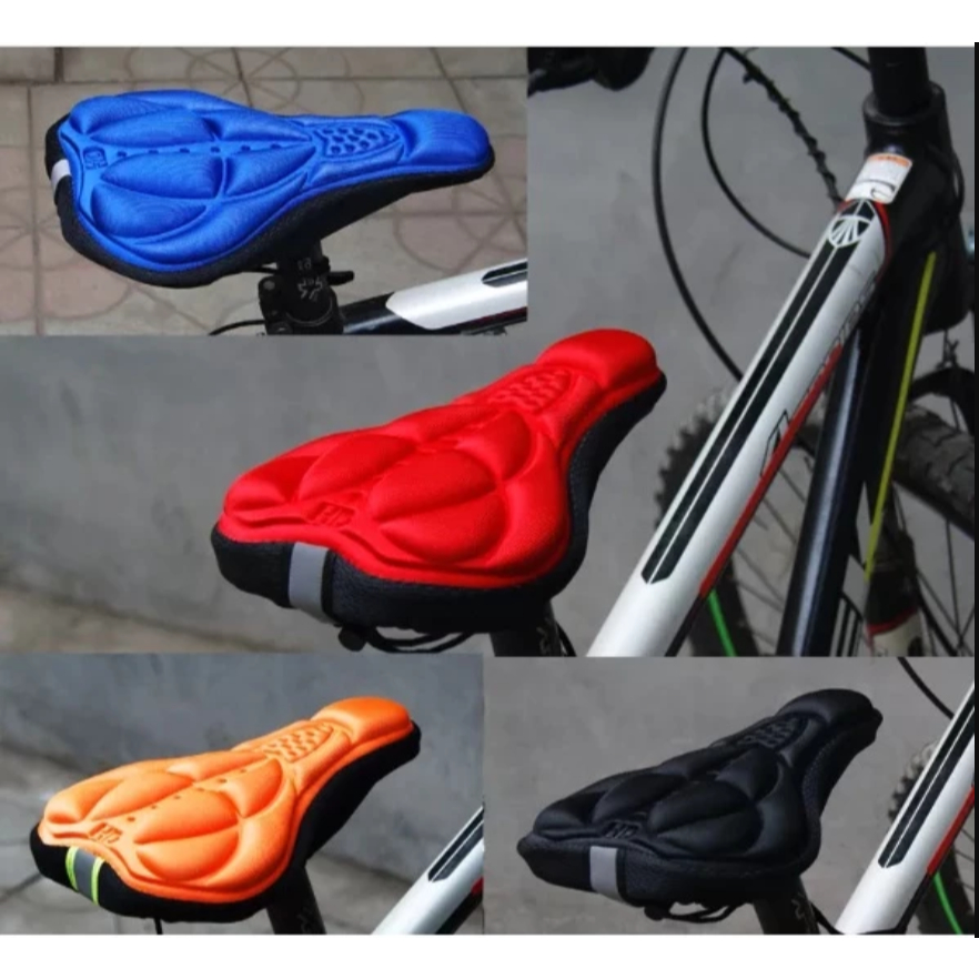 cover sadel sepeda / cover jok sepeda / sarung jok sepeda busa / cover sarung jok