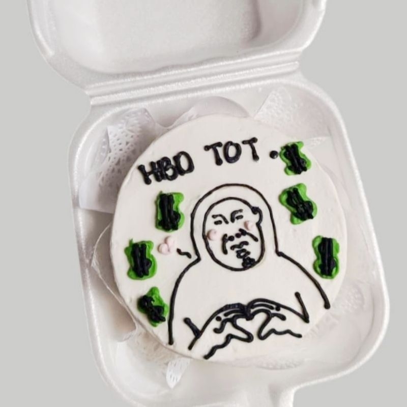 Bento cake sterofoam Surabaya/Korean Lunch Box Cake/ Korean Bento Cake/korean cake birthday/custom c