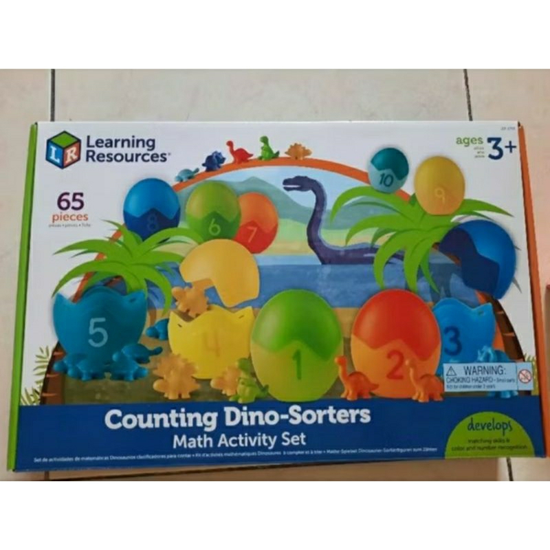 (Preloved) Learning Resources Counting Dino Sorters