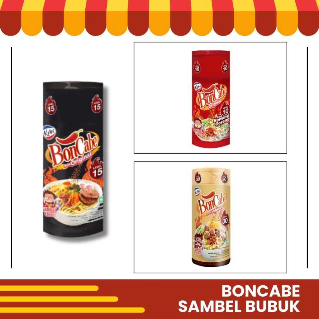 

Kobe Boncabe Cabai Bubuk Bumbu Instant Bon Cabe Botol Chili Gurih Varian Level 10 15 30 Original