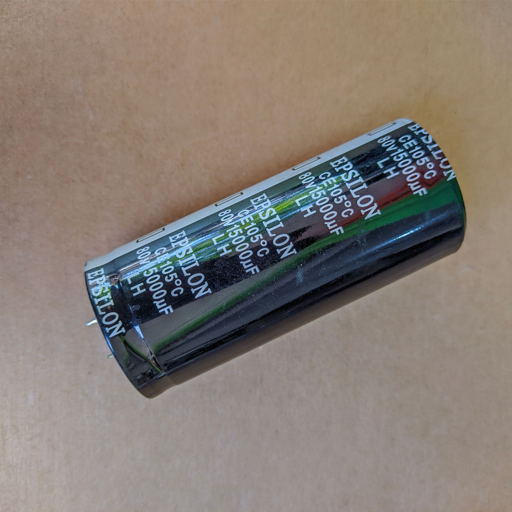 ELKO EPSILON | ELCO EPSILON 15000uF/100v ORIGINAL / Elco Epsilon 15000uf 100v Original