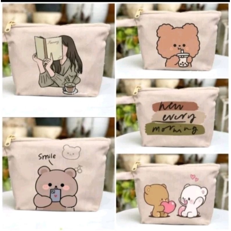 

pouch Kosmetik 22x15 Tempat Pensil