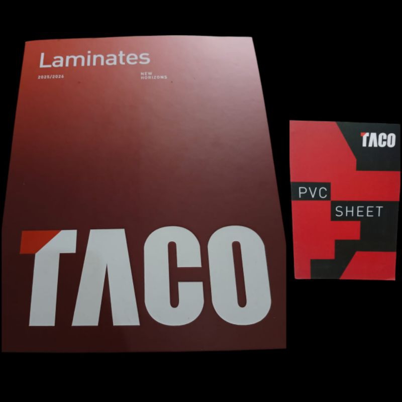 CATALOK TACO HPL 2025-2026 KATALOG TACO + CATALOG PVC SHETT TERBARU MASTERBOOK HPL TACO + TACO SHET