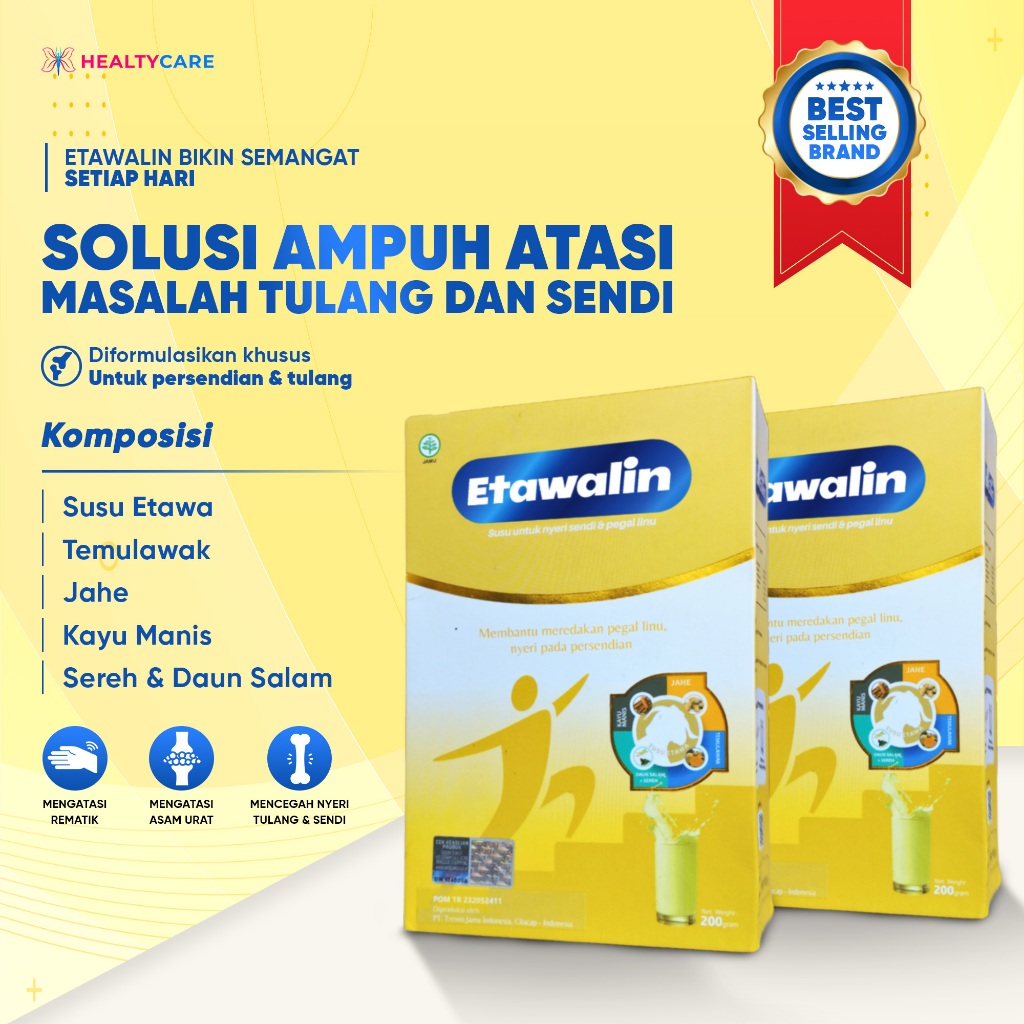

2 box Etawalin- Susu Kambing Atasi Nyeri Sendi Sakit Lutut dan Asam urat