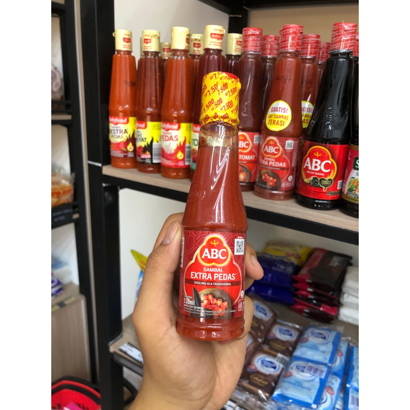 

Abc sambal extra pedas 130ml