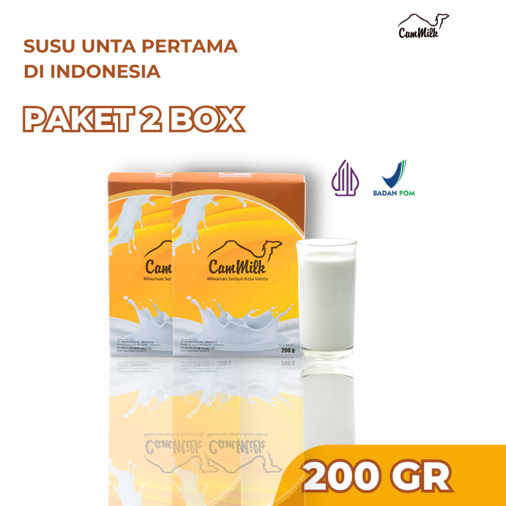 

CAMMILK SUSU UNTA MURNI PAKET 2 BOX