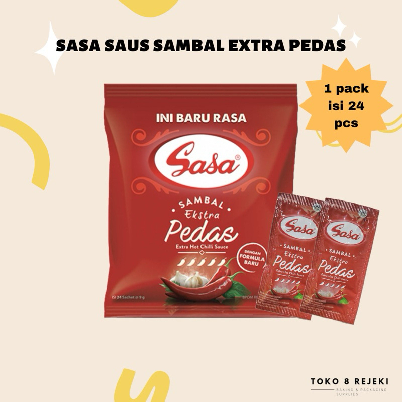 

Saos Sambal Olahan Sasa Sambal sachet XtraHot 24 Pcs