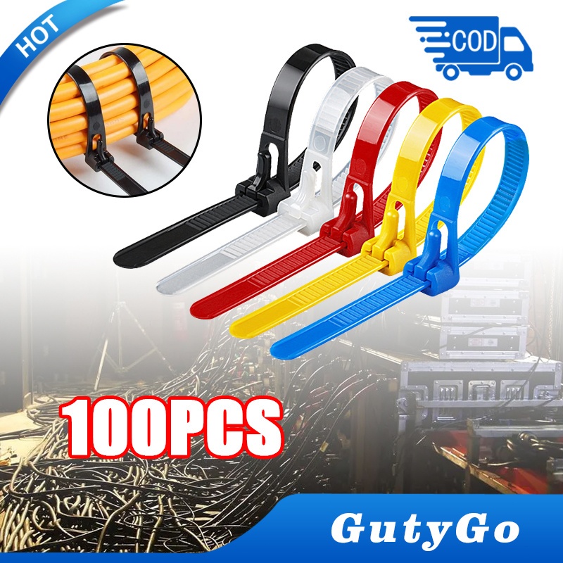 Reusable cable ties，Ikatan kabel nilon，Cable ties