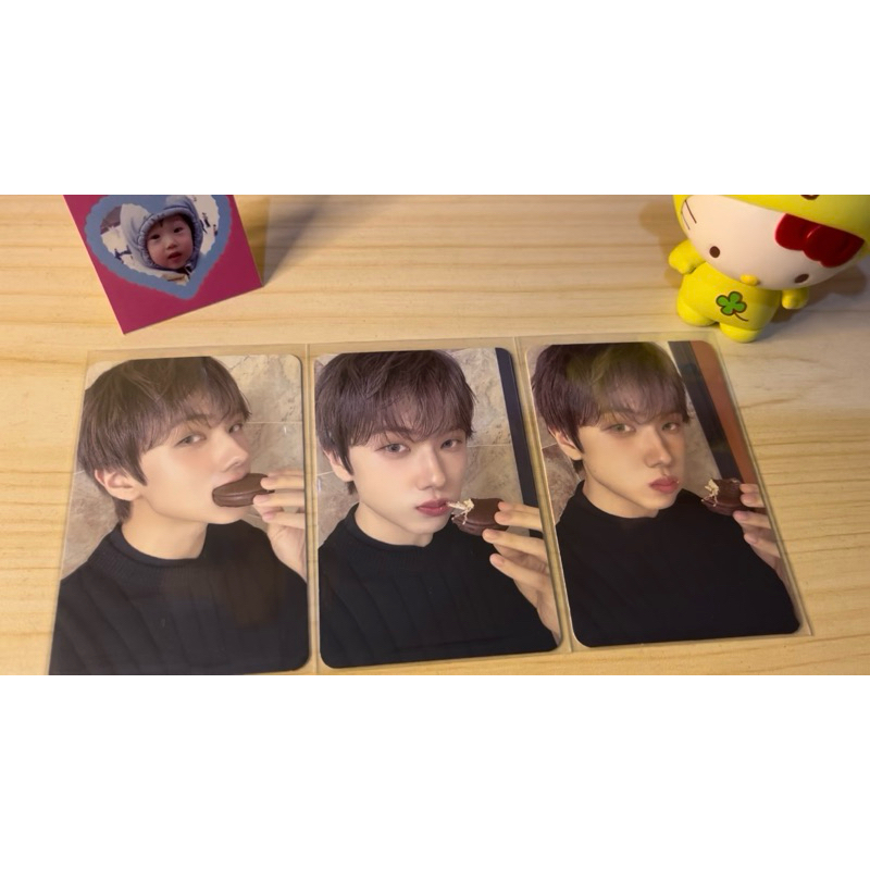 Photocard Official Jisung Chocopie, Jisung makan chocopie Dream Scape