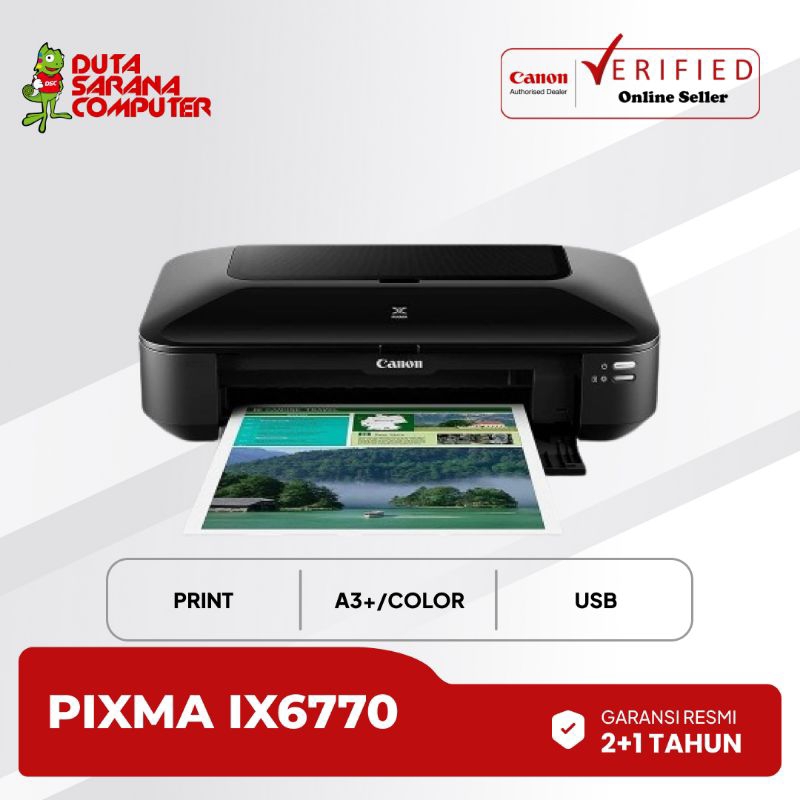 PRINTER CANON PIXMA IX6770 IX 6770 Printer Canon A3 Print Only Printer A3