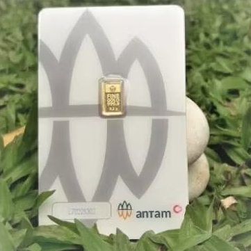 Antam 0.5 gram 100% Asli Emas Logam mulia Mini Gold