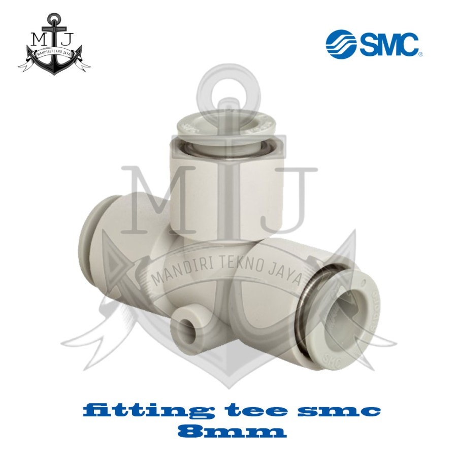 fitting tee SMC 8mm selang-selang
