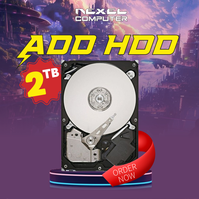 ADD HDD INTERNAL PC 2 TB