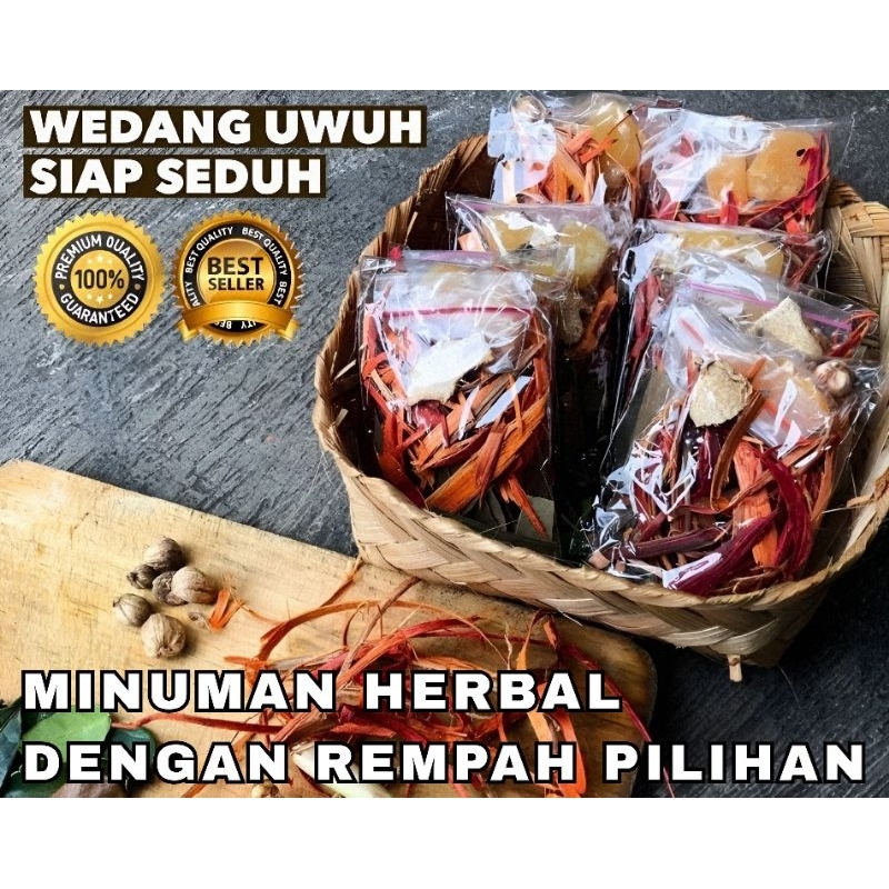 

WEDANG UWUH REMPAH KOMPLIT TINGGAL SEDUH 10 PCS MINUMAN HERBAL TRADISIONAL DENGAN REMPAH PILIHAN
