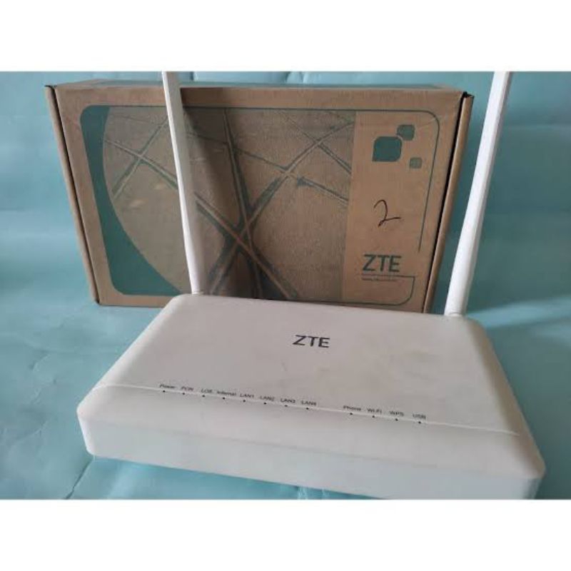 ONT GPON ZTE F607L DUAL BAND SUPERADMIN port biru