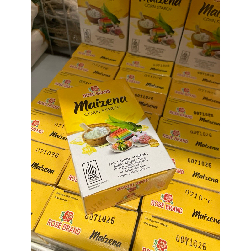 

ROSEBRAND MAIZENA 100g/TEPUNG JAGUNG ROSEBRAND