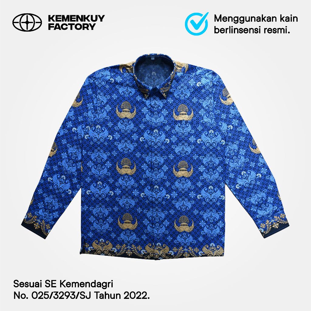 Batik Korpri Pria Kualitas Pejabat