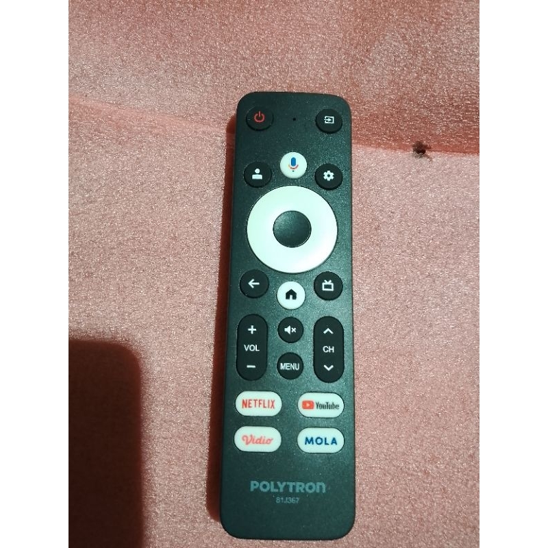remot tv android Polytron bekas ori