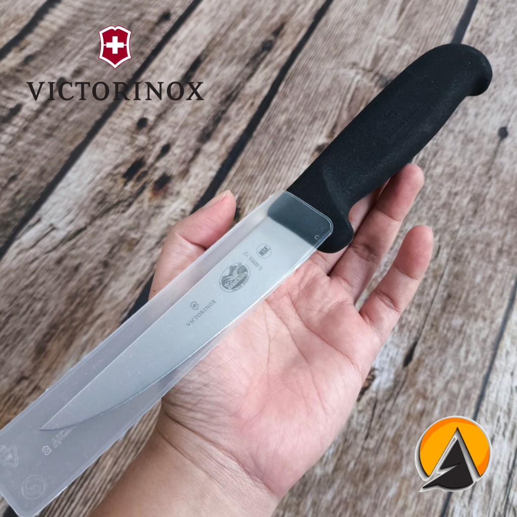 Pisau Boning Knife Victorinox 12 cm original black fibrox 5.6003.12