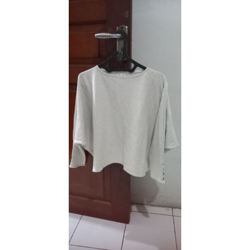 Faye Batwing Cotton Knit Oversize by Floral (PRELOVED)