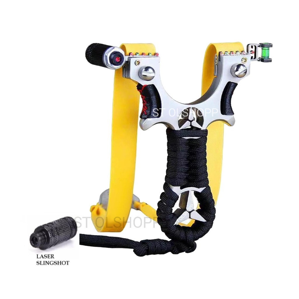 Ketapel Laser Slingshot Berburu Catapult Mercy Stainless