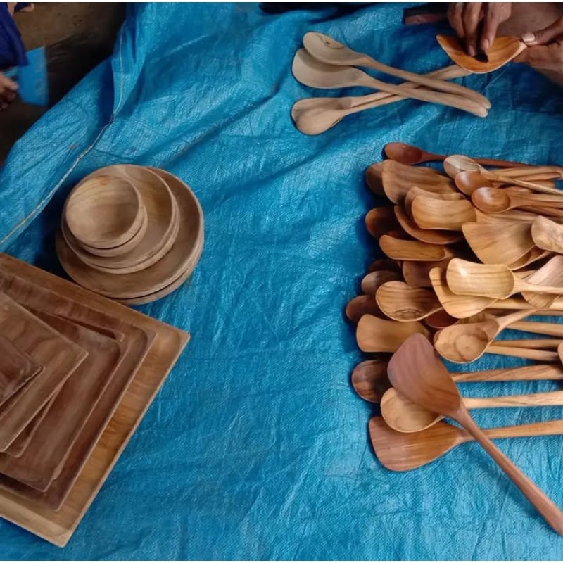 Centong CL Set Nampan Kayu