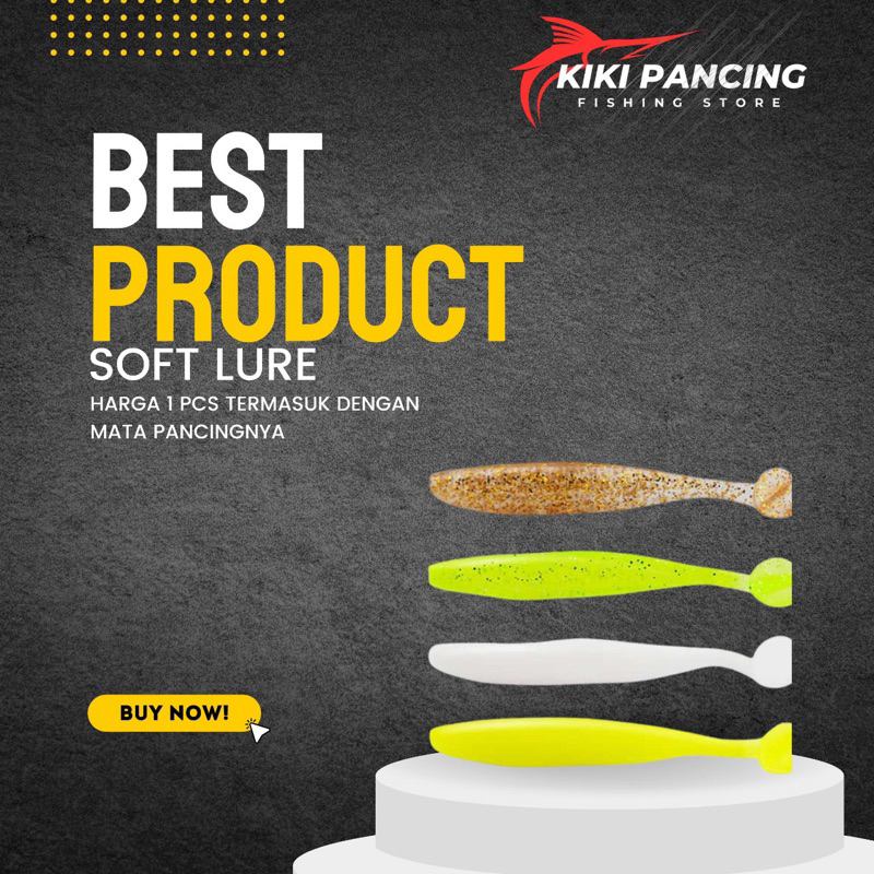 soft lure siap pakai 1pcs