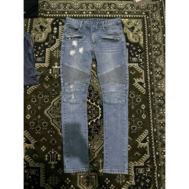 Balmain Paris biker jeans second