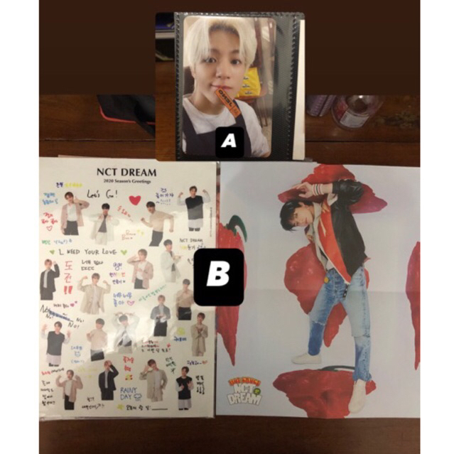 JENO PHOTOCARD OFFICIAL jeno cafe dream NCT DREAM sticker sg 2020+jenohotsauce