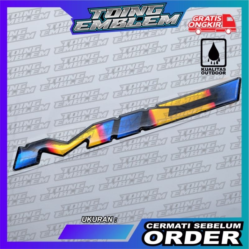emblem timbul Yamaha mio/yang belum timbul Mio M3/emblem Mio Sporty/emblem Titanium Yamaha Mio