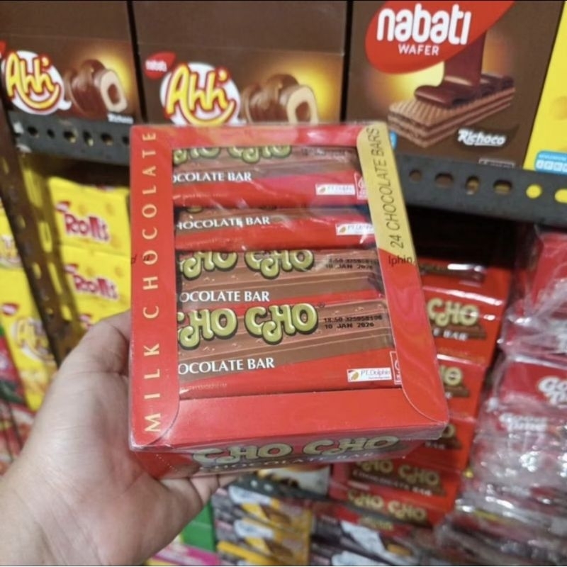 

Cho Cho Coklat Bar / Chocho Coklat Bar 1 dus isi 24 pcs