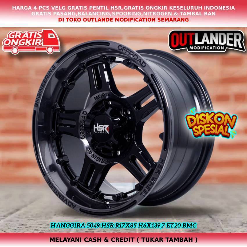 velg mobil offroad ring 17 panthet triton hilux double cabin blazer pajero dll hsr hangira ring 17