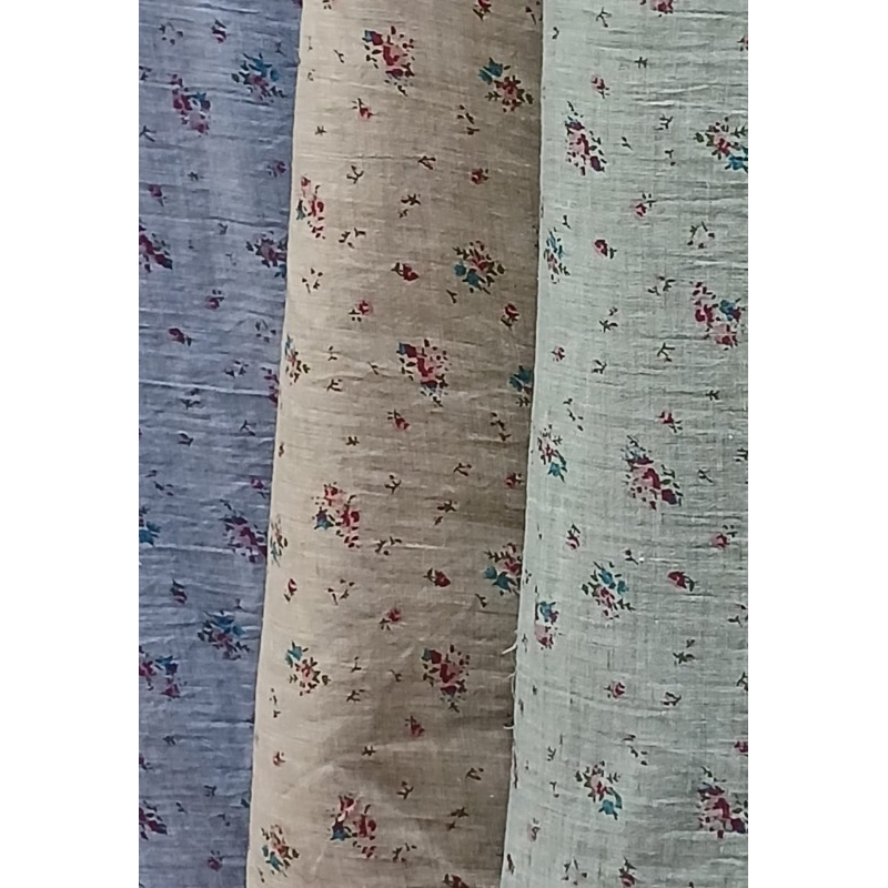 kain katun paris 1.5 meter | kain motif bunga | kain katun paris