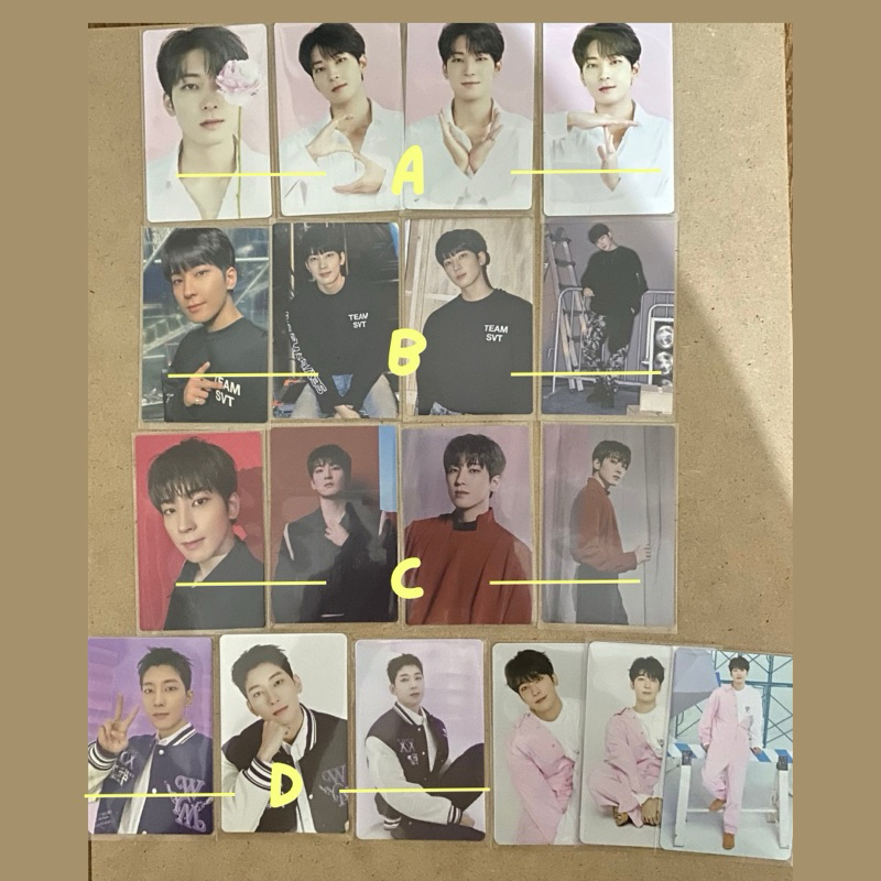 PHOTOCARD OFFICIAL WONWOO SEVENTEEN PC CARATLAND TC CAFE