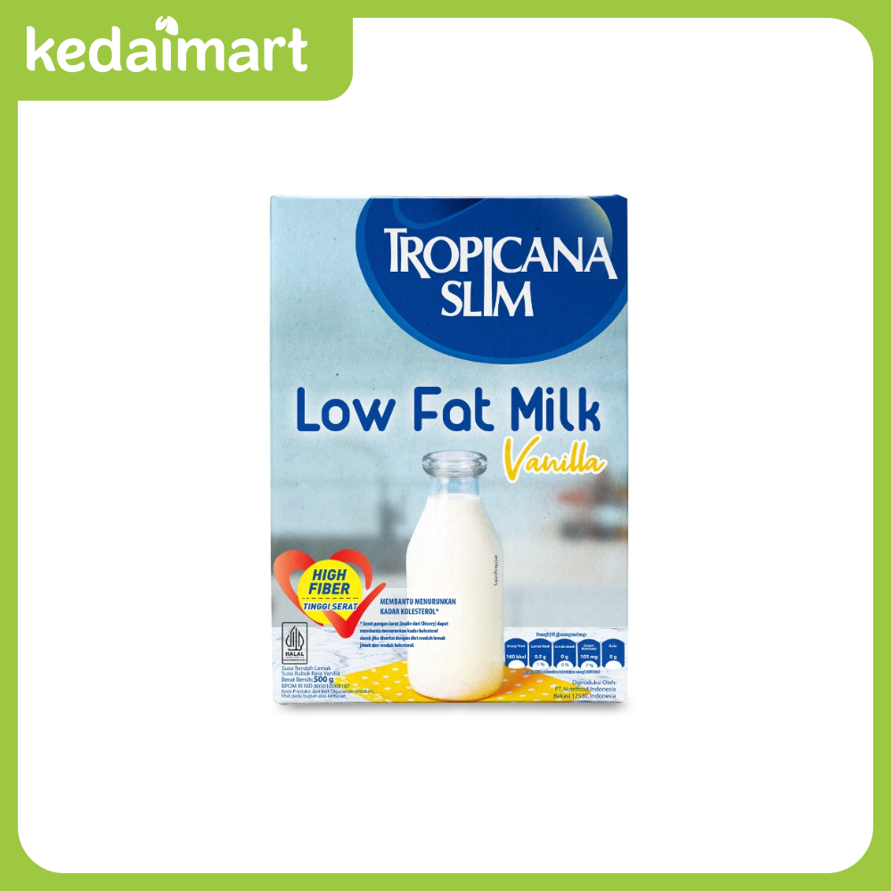 

Tropicana Slim Milk Low Fat Vanilla 500 Gram