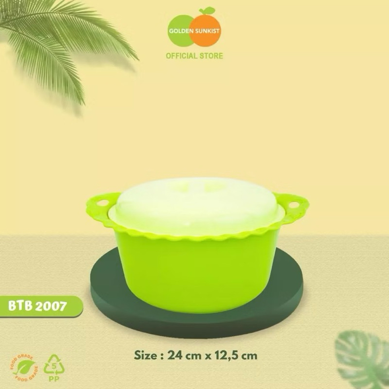 wadah makanan golden sunkist bulat ( BTB2021 / BTB2007 )