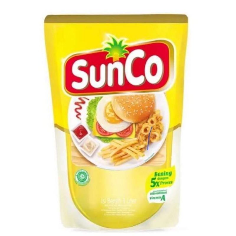 

Sunco minyak goreng pouch 1000 ml